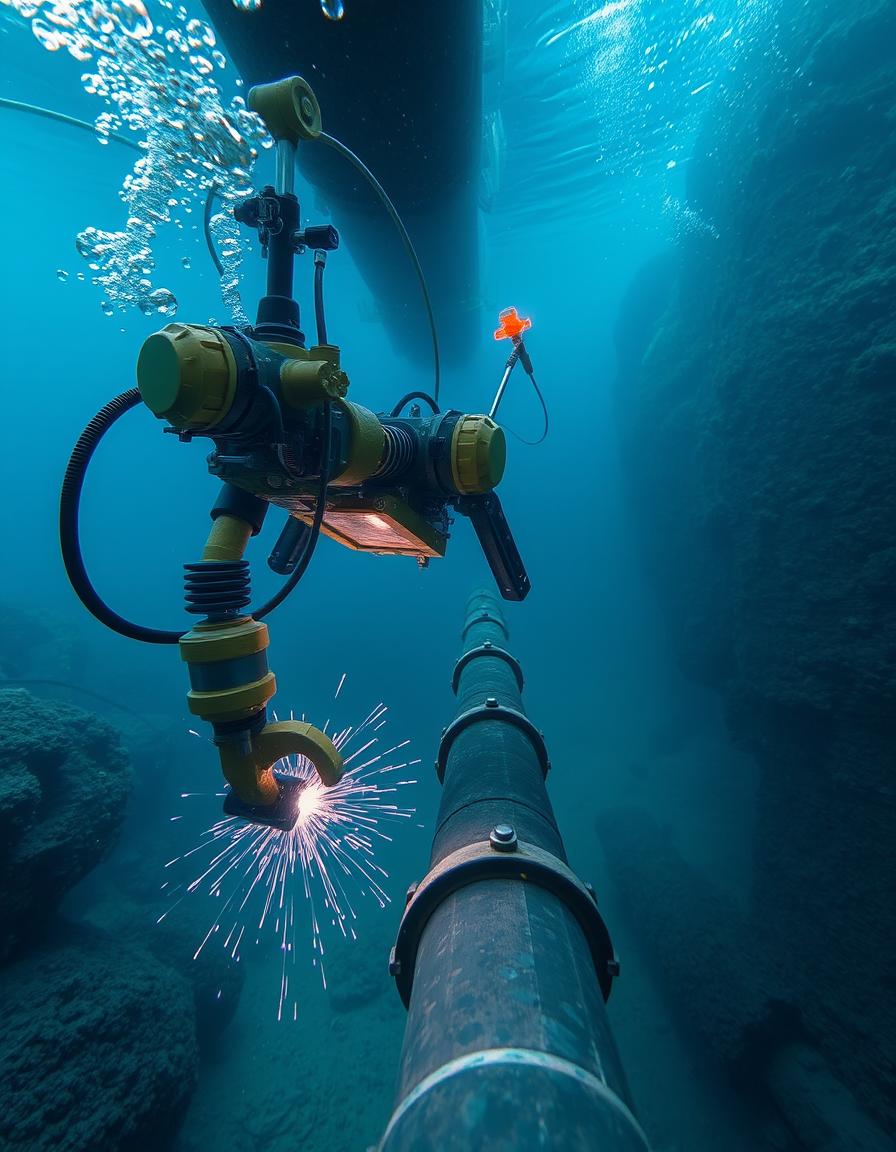 REXWELD AI application in Offshore Oil & Gas - underwater welding technology